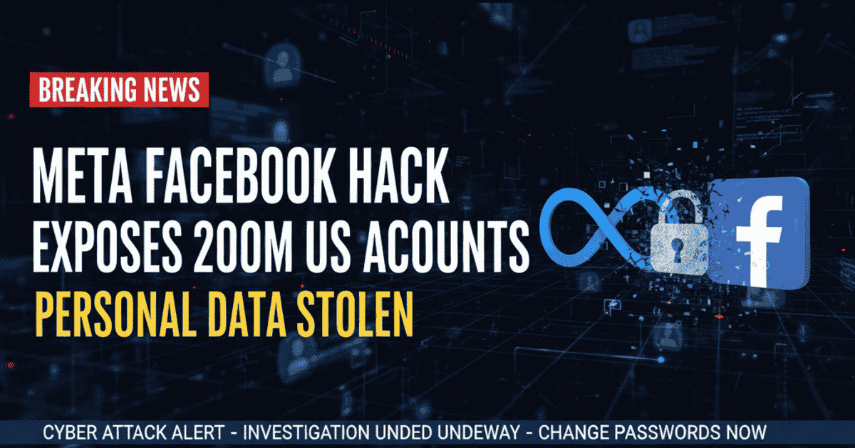 Meta Facebook hack exposes 200M US accounts personal data stolen cybersecurity breach