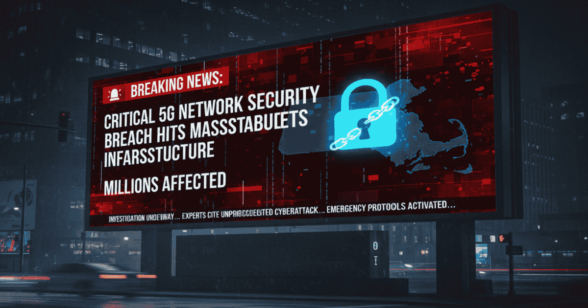 BREAKING: Critical 5G Network Security Breach Hits Massachusetts Infrastructure – Millions Affected