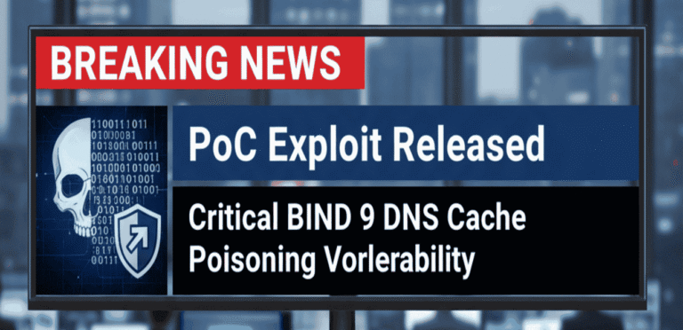 BREAKING: PoC Exploit Released for Critical BIND 9 DNS Cache Poisoning Vulnerability