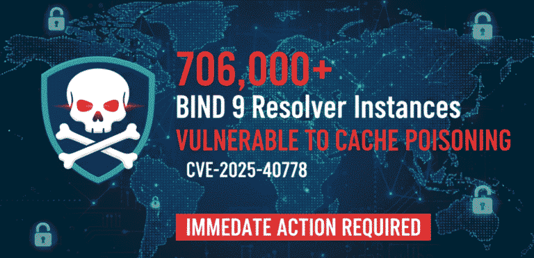 706,000+ BIND 9 Resolver Instances Vulnerable to Cache Poisoning – CVE-2025-40778