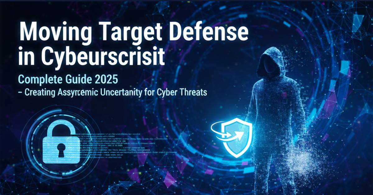 Moving Target Defense in Cybersecurity: Complete Guide 2025 – Creating Asymmetric Uncertainty for Cyber Threats
