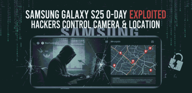 Samsung Galaxy S25 0-Day Exploited – Hackers Control Camera & Location