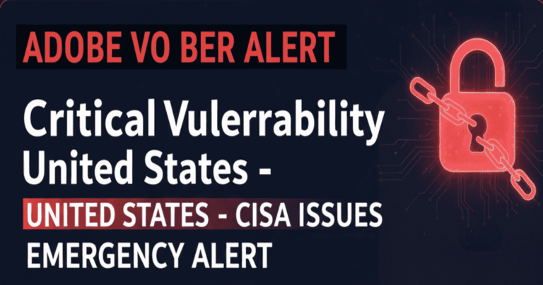 Adobe Vulnerability United States – CISA Issues Emergency Alert