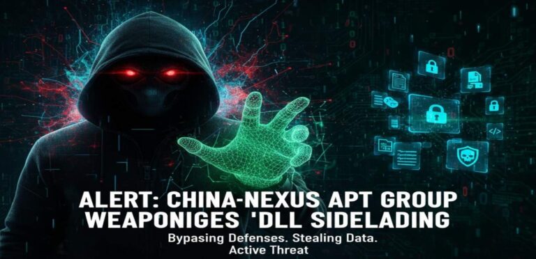 DLL Sideloading Alert: China-Nexus APT Group Weaponizes New Campaign
