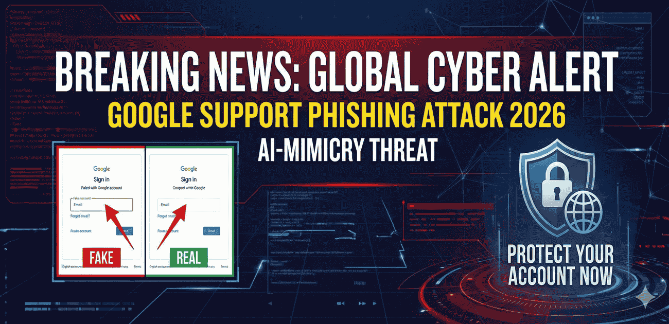 Google Support Phishing Alert: 2026 Global Security Report on Sophisticated Mimicry Attacks