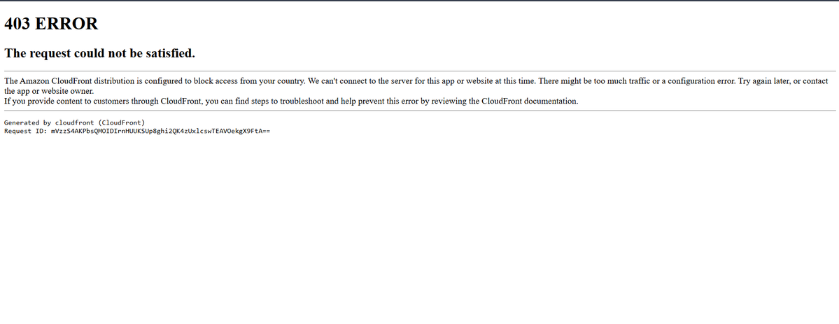 South Carolina Data Breach 403 Error from consumer.sc.gov