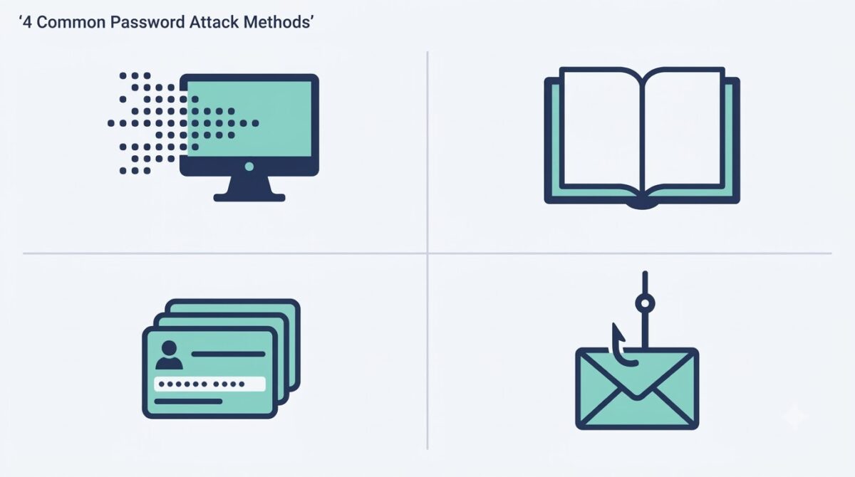 types of password attacks brute force credential stuffing
