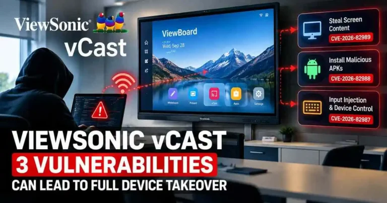 ViewSonic vCast Flaws Let Attackers Take Over ViewBoard Devices Without Authentication