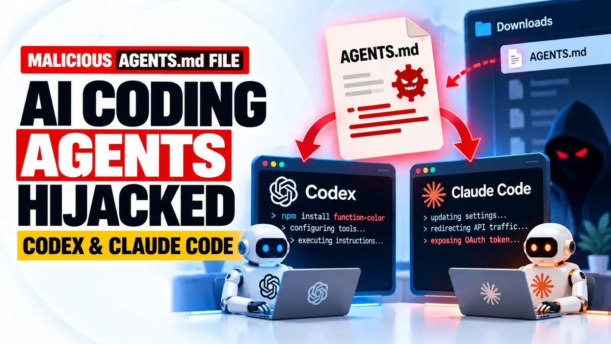 Malicious AGENTS.md File Hijacks Codex and Claude Code, Exposes Developer Secrets
