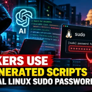 Hackers Use AI-Generated Scripts to Steal Linux Sudo Passwords