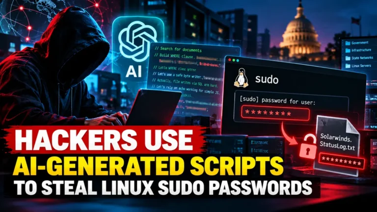Hackers Use AI-Generated Scripts to Steal Linux Sudo Passwords