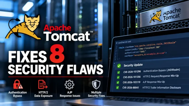 Apache Tomcat Fixes 8 Security Flaws, Including Authentication Bypass