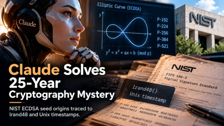 Claude AI Solves 25-Year NSA Cryptography Mystery in Under 30 Minutes