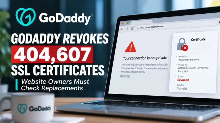 GoDaddy Revokes 404,607 SSL Certificates After Compliance Failure