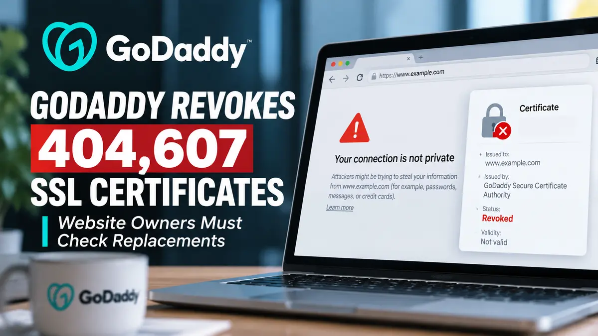 GoDaddy Revokes 404,607 SSL Certificates After Compliance Failure