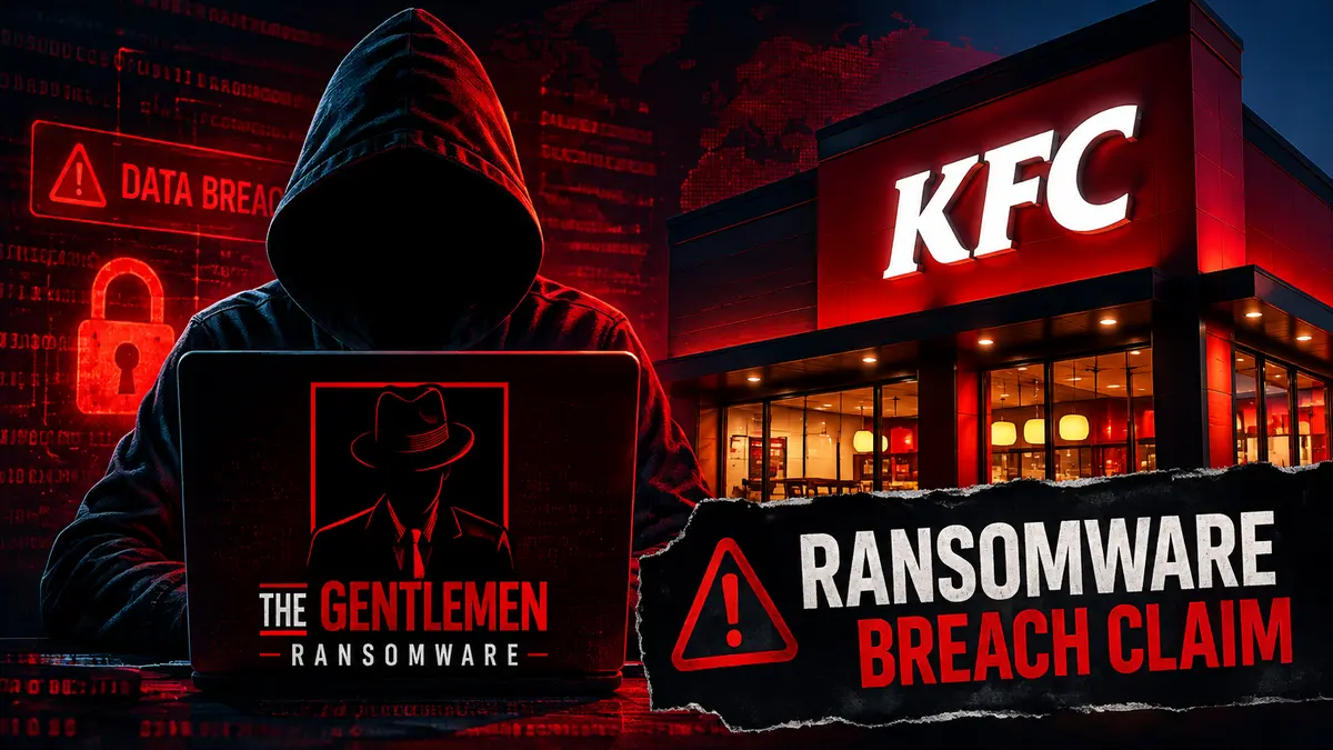 KFC Named in The Gentlemen Ransomware Breach Claim