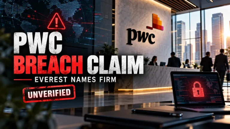 PwC Data Breach Claim Surfaces as Everest Ransomware Group Names Firm