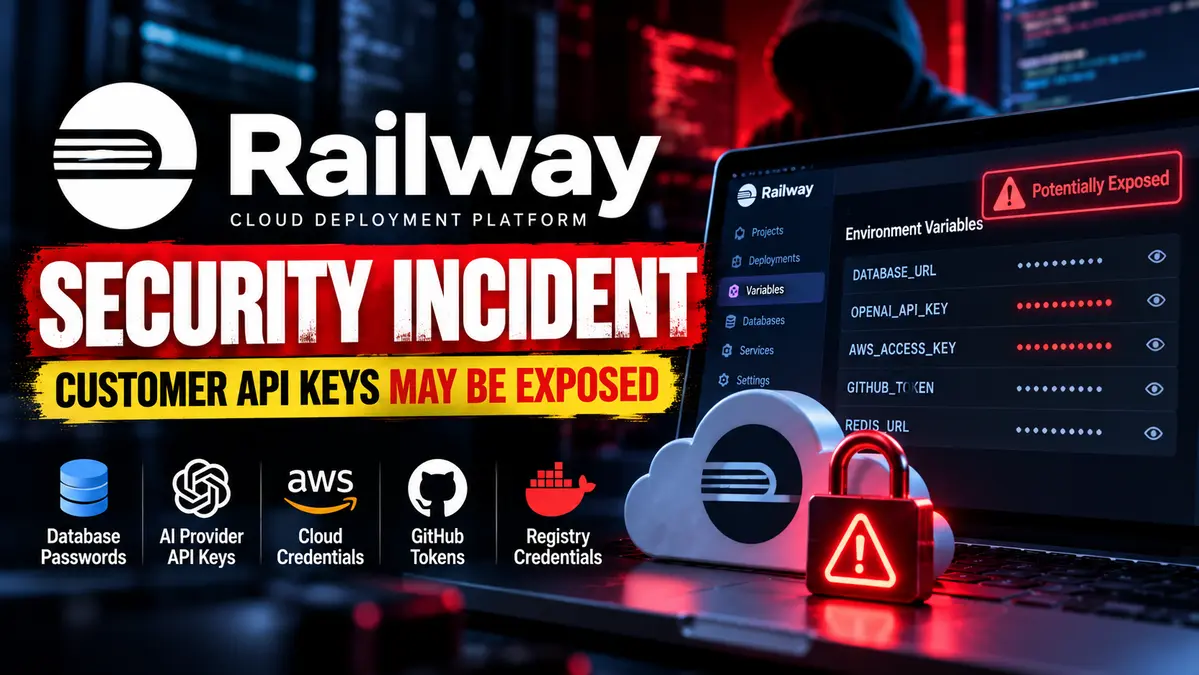 Railway Security Incident May Expose Customer API Keys and Database Credentials