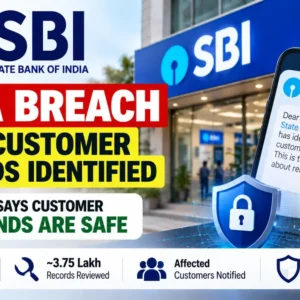 SBI Notifies Customers After Data Leak Exposes 3,897 Records, Says Funds Are Safe