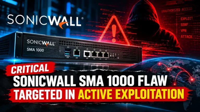 Critical SonicWall SMA 1000 Flaw Targeted in Exploitation Attempts