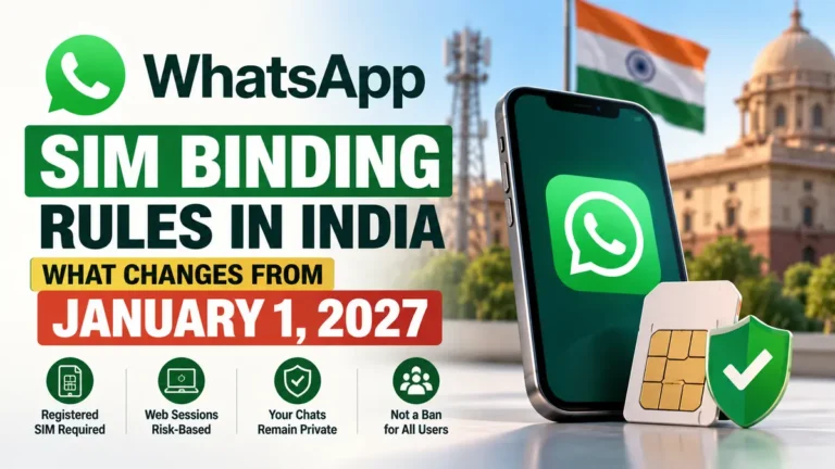 WhatsApp SIM Binding Rules: Will It Stop Working Without Your SIM From January 1?