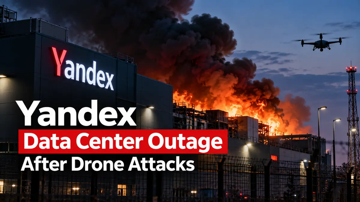 Yandex Data Center Outage Disrupts Cloud Services After Drone Attacks